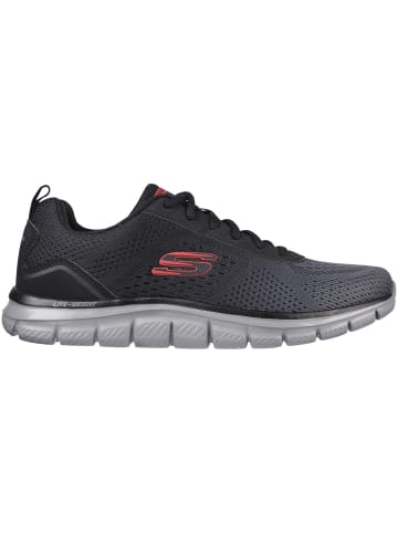Freizeitschuhe in schwarz/rot