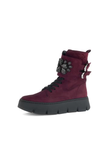 Gabor Schnürstiefeletten in rot