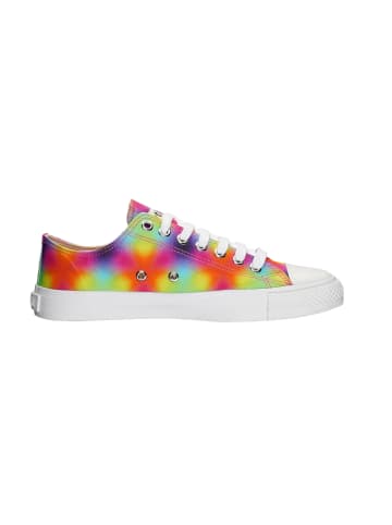 ethletic Sneaker Fair Trainer White Cap Lo Cut in kaleidoscope sunset | just white