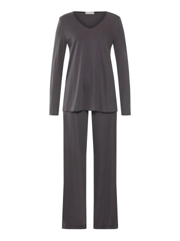 Hanro Pyjama Cotton Silk in boulevard