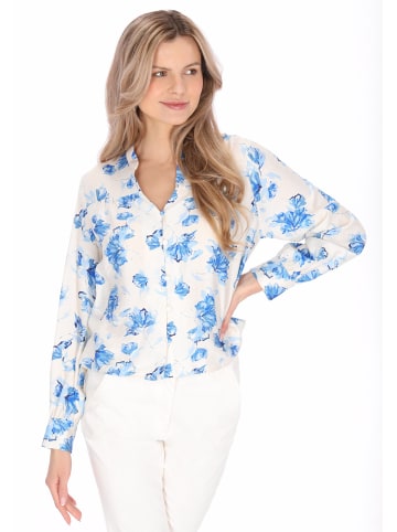 Usha Women Blouse in blue