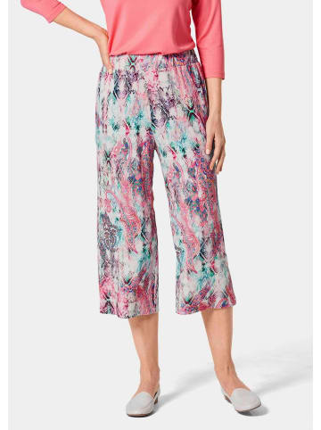 GOLDNER Druckhose Louisa Attraktive Druckhose Louisa mit weichem Fall in bunt / gemustert