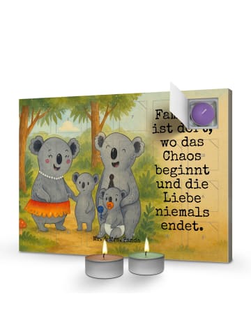 Mr. & Mrs. Panda adventskalender mit kerzen Koala Familie Design... in Weiß