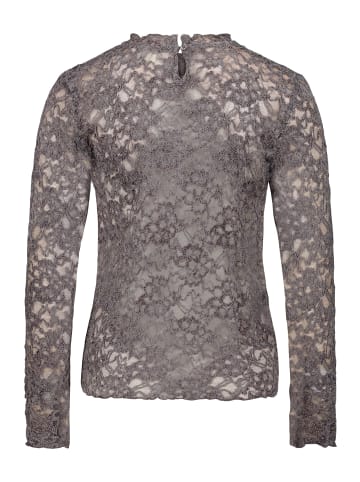 CARTOON Langarm-Shirt mit Kragen in Charcoal Gray
