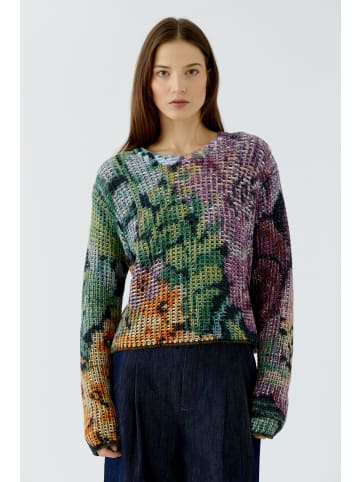 Oui Pullover in lilac yellow