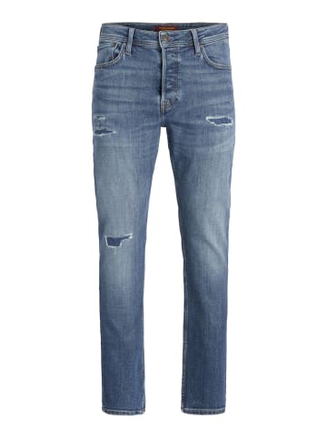 Jack & Jones Tapered Fit Jeans in Blue Denim