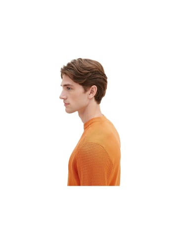 Tom Tailor V Pullover für Herren in orange in orange
