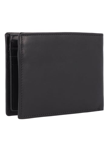 Valentino Five Geldbörse RFID Schutz Leder 11 cm in nero