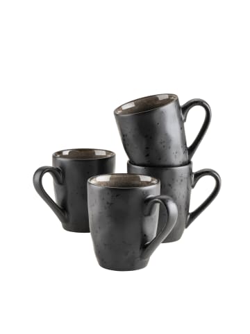 Mäser Kaffeebecher-Set, Steinzeug Niara Organic in Schwarz / Braun