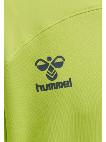 Hummel Halbreißverschluss Sweatshirt Hmllead Kinder in LIME PUNCH