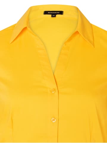 More & More Baumwollstretchbluse in sunset yellow