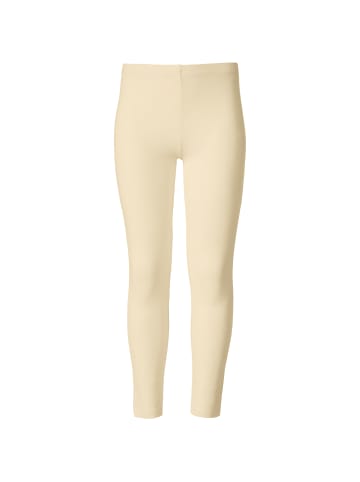 tectake Einfarbige Leggings für Kinder, creme