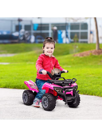 HOMCOM Elektro 6V Kinderquad 1,5-3 Jahre Rosa