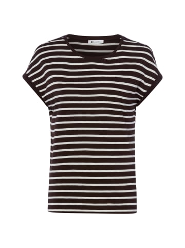Street One Shirt in schoko weiß - 0002