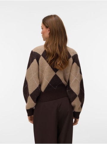 Vero Moda Strickpullover in Chocolate Torte