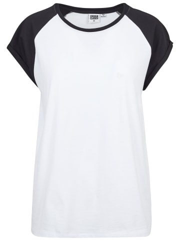 Urban Classics T-Shirts in white/black