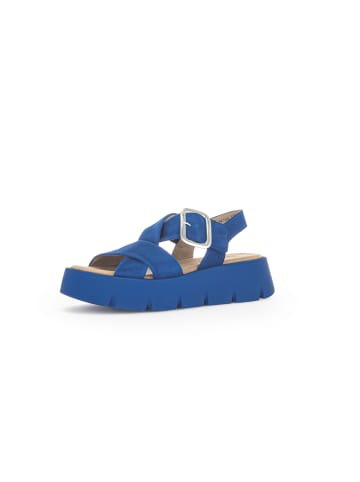 Gabor Fashion Plateau Sandale in blau