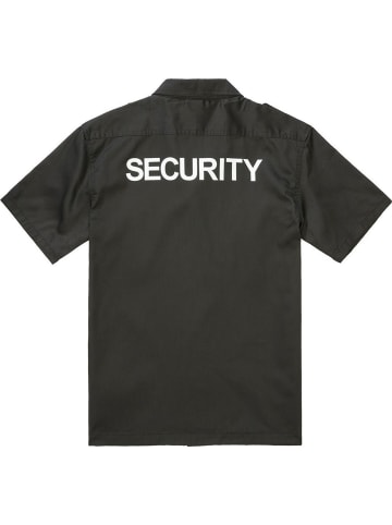 Brandit Longsleeve "Security Us Shirt Short Sleeve" in Schwarz