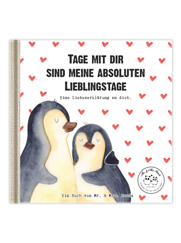 Mr. & Mrs. Panda Buchgeschenk Tage mit dir sind meine absoluten ... in Weiß
