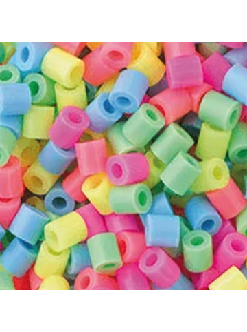 Nabbi Jumbo Beads Bügelperlen Ø 10mm, 2.400 Stk., Pastell Mix - ab 3 Jahren