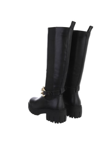 Ital-Design Stiefel in Schwarz