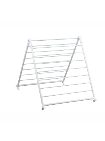 NUXIO Wäscheständer für die Badewanne, MALO in Weiß, (B) 79 x (H) 160 x (L) 70 cm