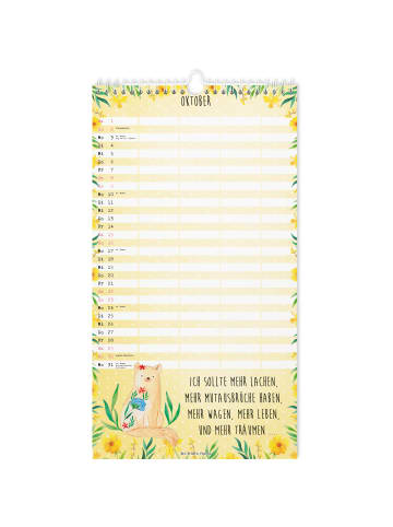 Mr. & Mrs. Panda Terminplaner 2026 Katze Collection ohne Spruch in Weiß