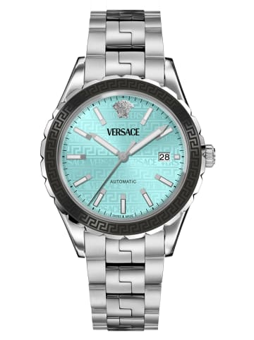 Versace Quarzuhr für Herren in silber