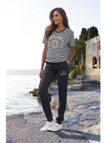 H.I.S T-Shirt in schwarz gestreift