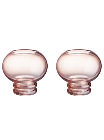 Butlers Windlicht BAUBLE 2er-Set in Pink