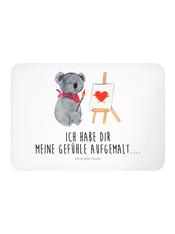 Mr. & Mrs. Panda Magnet Koala Künstler mit Spruch in Weiß