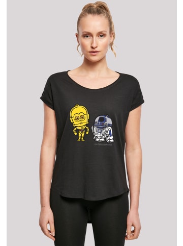 F4NT4STIC T-Shirt Star Wars Resistance Droids Chest Print in schwarz