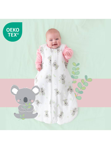 Schlummersack Babyschlafsack, 2.5 TOG in Rosa-Weiß