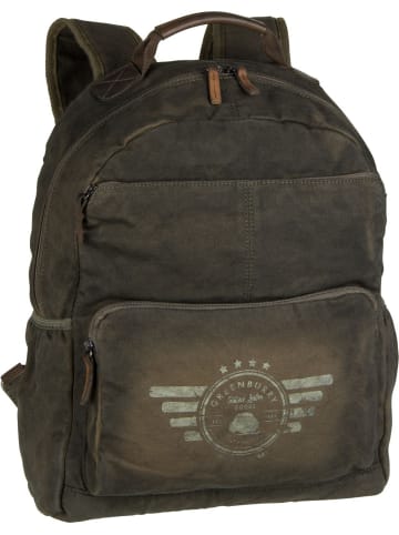 Greenburry Rucksack / Backpack Vintage Aviator 5908 Backpack in Khaki