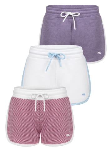 Felix Hardy Jogger Short in Rot - Ecru - Lilac