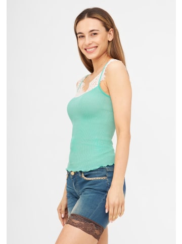 TOOCHE Shirt & Top "Lace Tank" in Grün