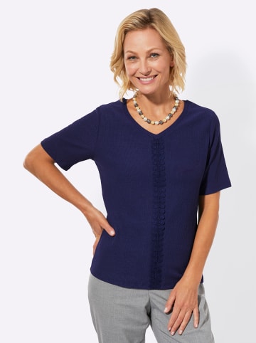 WITT WEIDEN Kurzarmshirt in marine