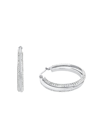 Amor Creolen Edelstahl in Silber