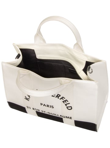Karl Lagerfeld Handtasche K/RSG Square MD Col. Block in White/Black