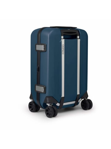 Osprey Transporter Hardside Carry-On 40 -4-Rollen-Trolley 56 cm in venturi blue