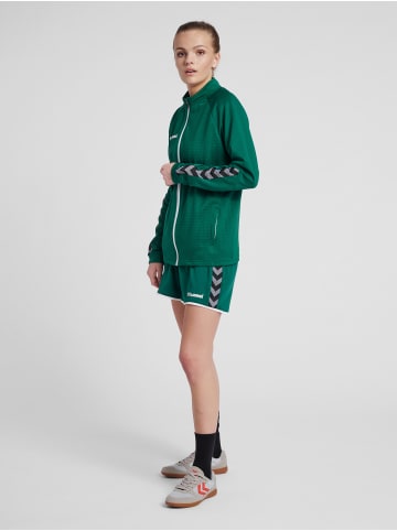 Hummel Reißverschluss Jacke Raglanärmel Hmlauthentic Damen in EVERGREEN