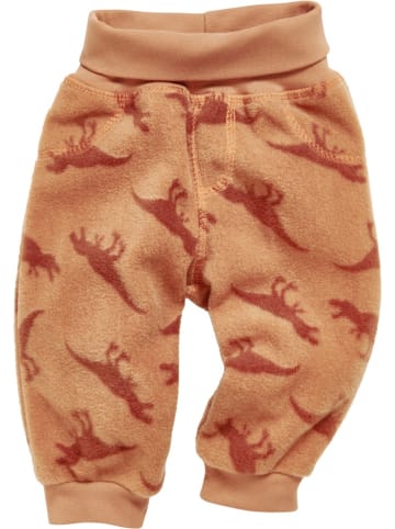 Playshoes "Pumphose Fleece Dinos" in Orange