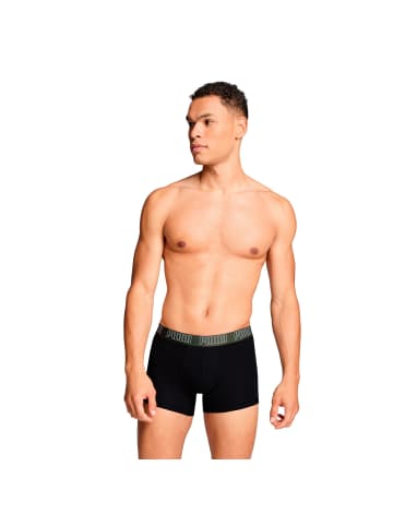 Puma Boxershort 2er Pack in Schwarz/Grün