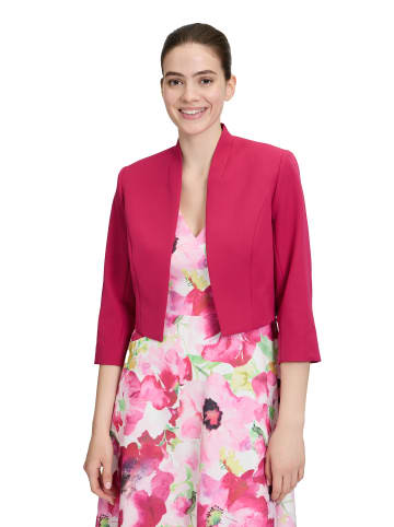 Vera Mont Blazer-Jacke ohne Verschluss in Dark Raspberry