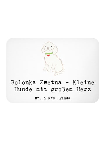 Mr. & Mrs. Panda magnet Bolonka Zwetna Herz mit Spruch in Weiß