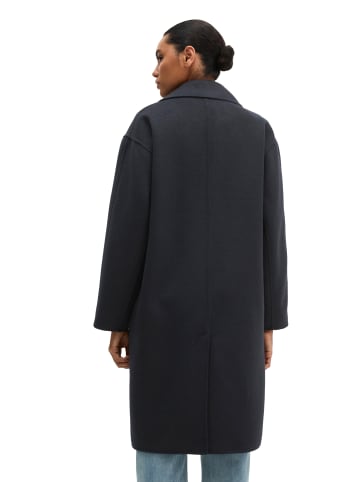 Marc O'Polo Wollmantel relaxed in Deep Night Blue