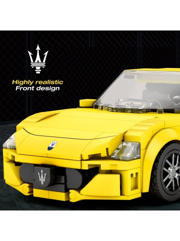 COFI 1453 Reobrix 823 Maserati GranTurismo 2024 Klemmbaustein Auto 384 Gelb in Gelb