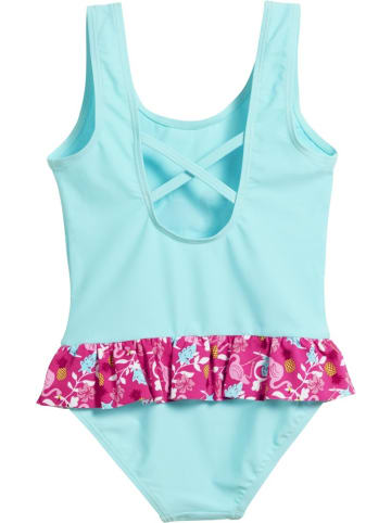 Playshoes Badeanzug "UV-Schutz Badeanzug Flamingo" in Türkis