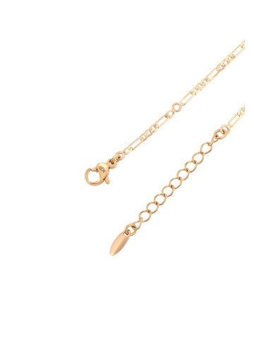 faina Women Chain Link Bracelet in Rose Gold Navy