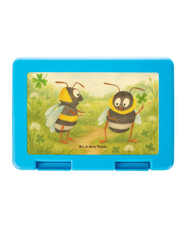 Mr. & Mrs. Panda Snackbox Hummeln Kleeblatt Design ohne Spruch in Weiß